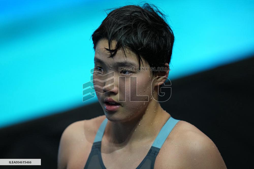 Yu Zidi At World Aquatics Championships - Day 21 - Singapore