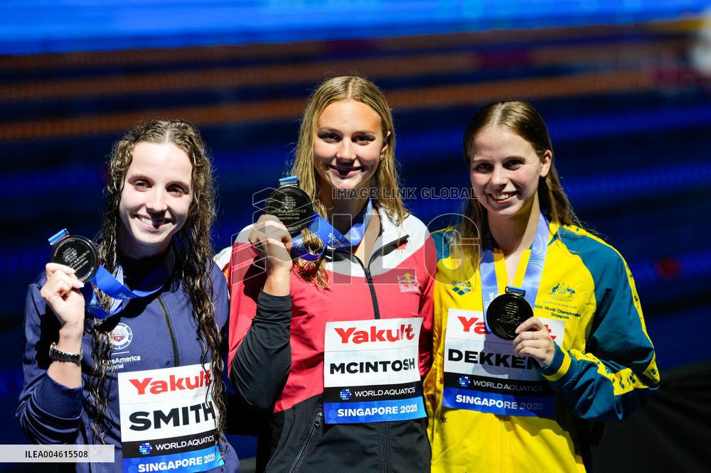World Aquatics Championships - Day 21 - Singapore