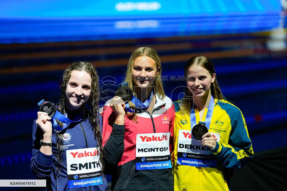 World Aquatics Championships - Day 21 - Singapore