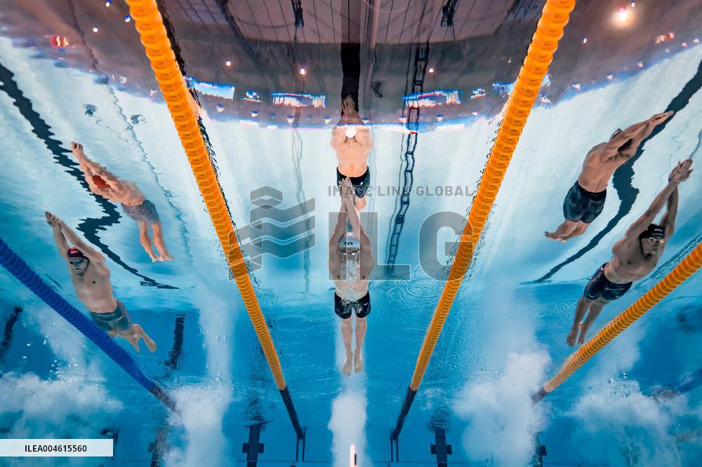 Leon Marchand Wins The Men's 200 Metres Individual Final - Singapore