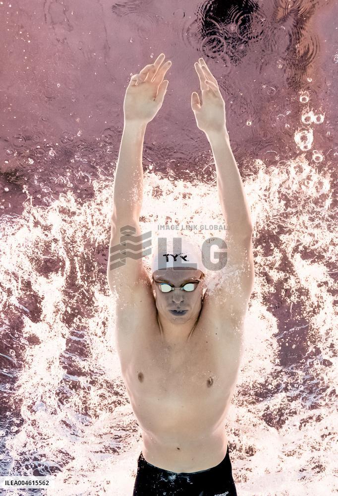 Leon Marchand Wins The Men's 200 Metres Individual Final - Singapore