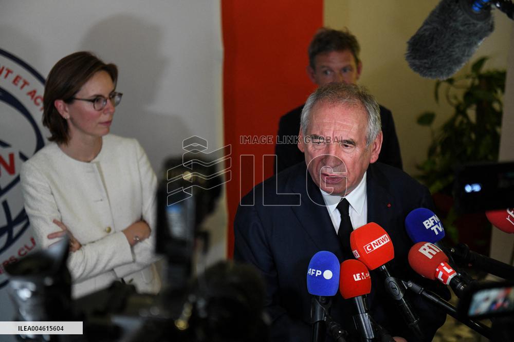 PM Francois Bayrou Visits Tracfin - Montreuil