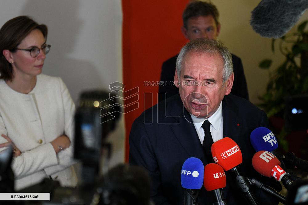 PM Francois Bayrou Visits Tracfin - Montreuil