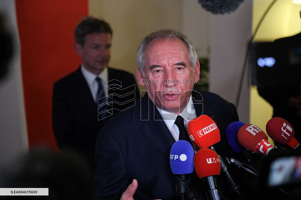PM Francois Bayrou Visits Tracfin - Montreuil