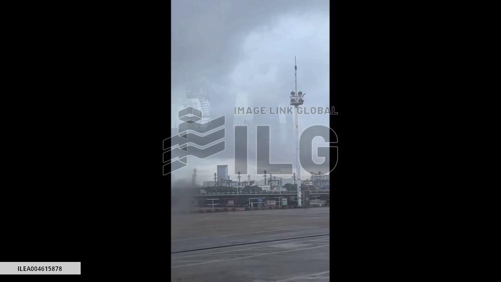 China: Miraculous Mirage Makes Ship Appear to Float Above Pier in Zhejiang
