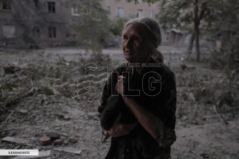 Russian Missile Strike Hits Apartments Building - Ukraine