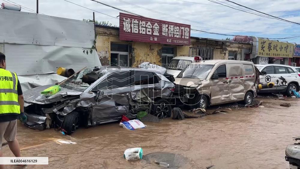 [Breaking News]Heavy rain in China