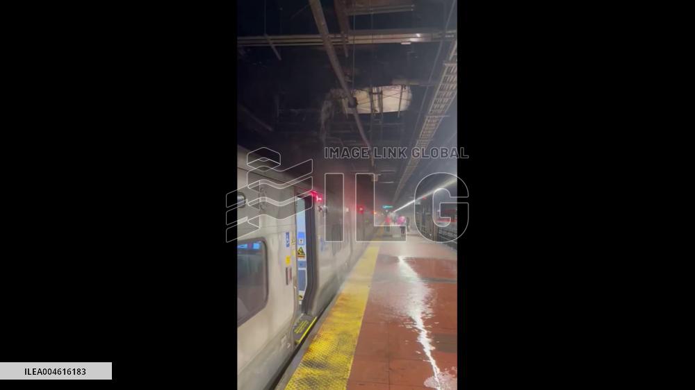 US: NYC Subway Stations Flooded as Storms Hit Northeast 2