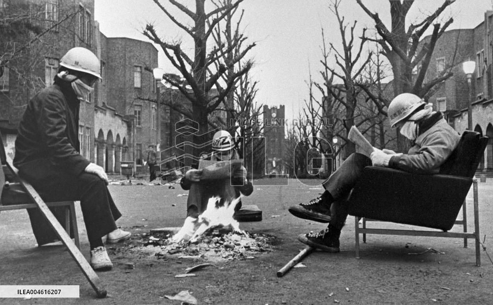 Left-wing students during 1960s