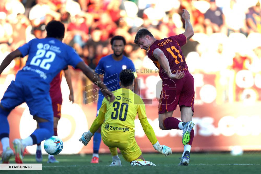 CALCIO - Amichevole - Roma vs Cannes