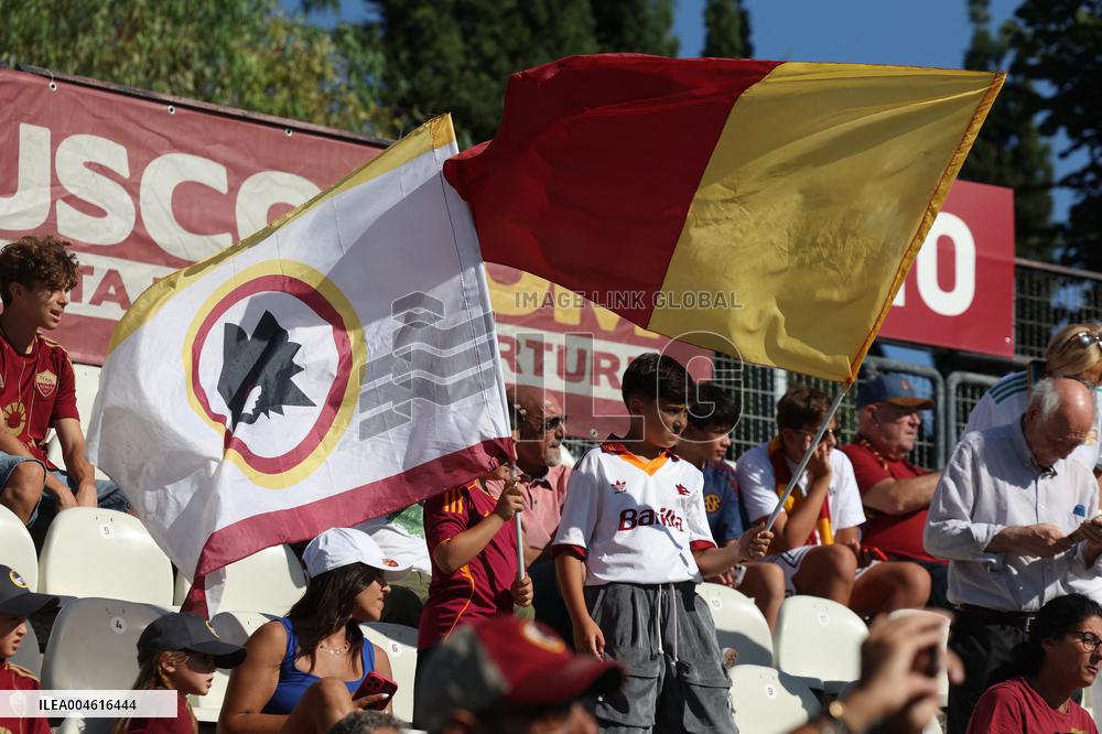 CALCIO - Amichevole - Roma vs Cannes