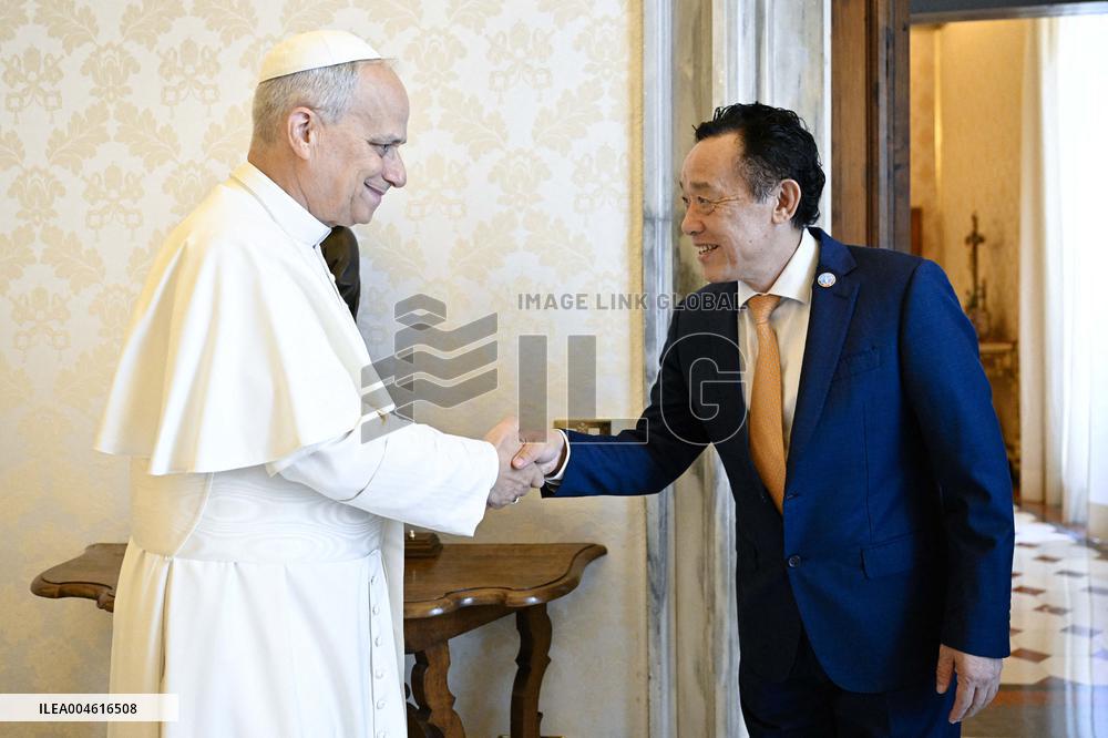 Pope Leo XIV Private Audience - Vatican