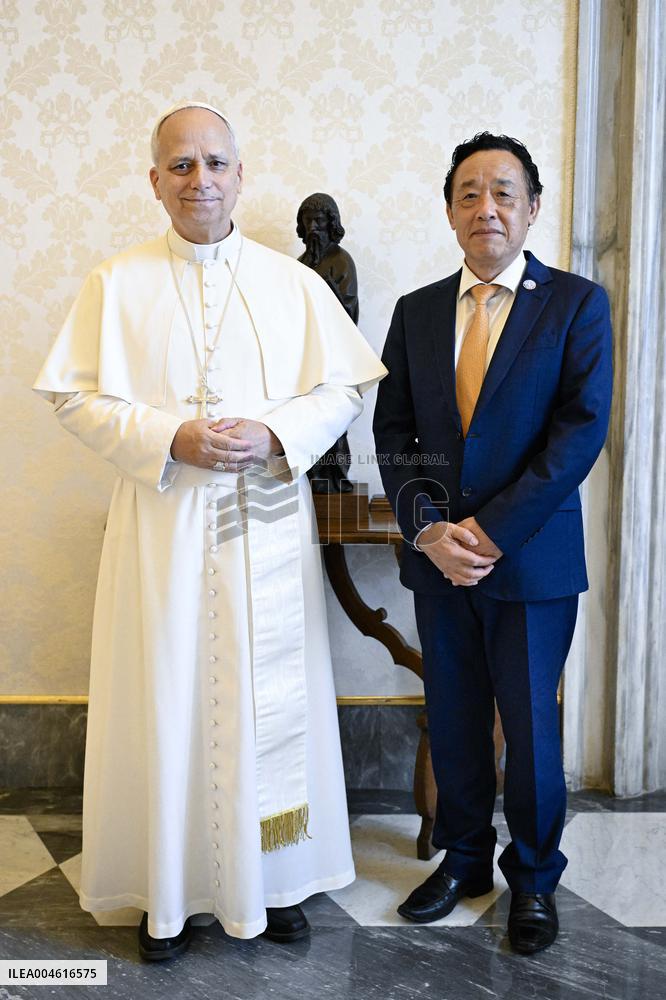 Pope Leo XIV Private Audience - Vatican