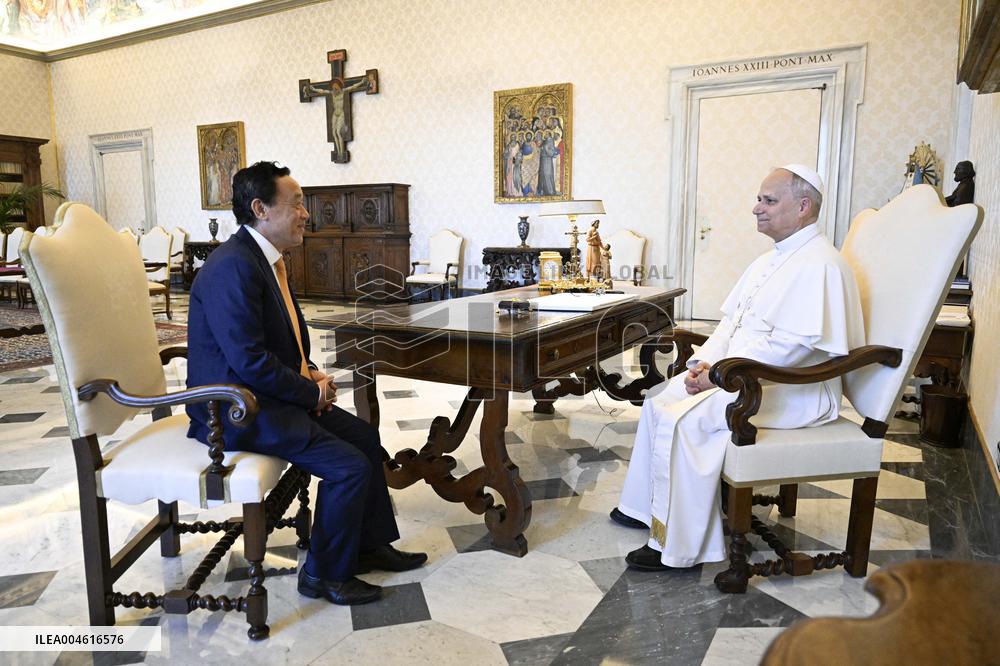 Pope Leo XIV Private Audience - Vatican