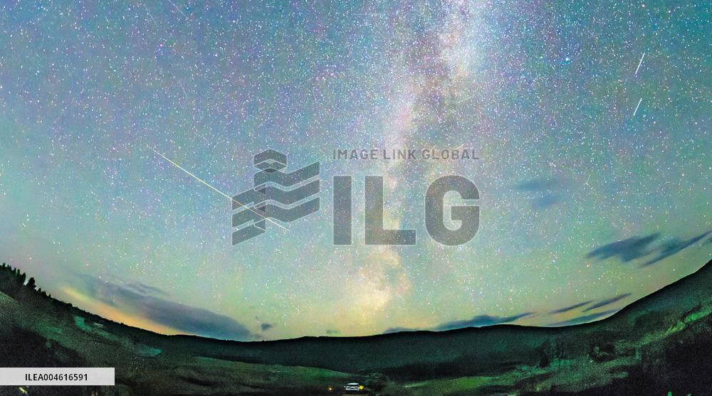 Meteor Shower Over China