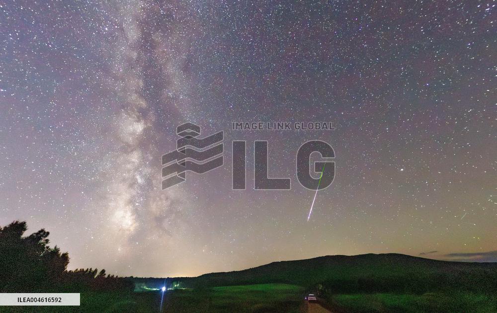 Meteor Shower Over China