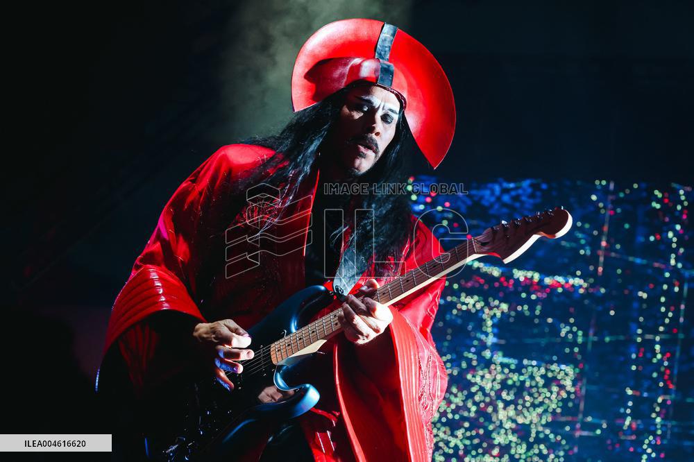 Empire of the Sun performs in concert during the Ask That God Tour at Carroponte, Milan.