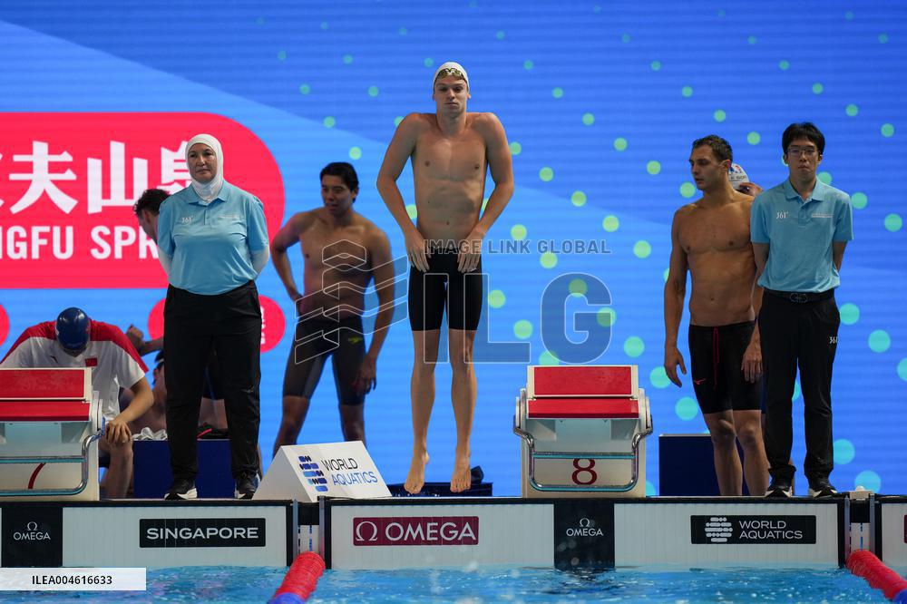 Men 4x200 Freestyle Relay At World Aquatics Championships - Singapore