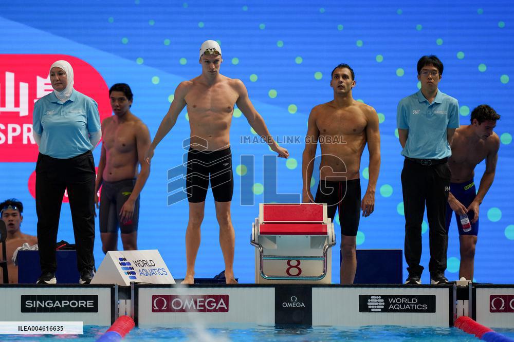 Men 4x200 Freestyle Relay At World Aquatics Championships - Singapore