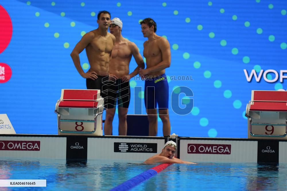 Men 4x200 Freestyle Relay At World Aquatics Championships - Singapore
