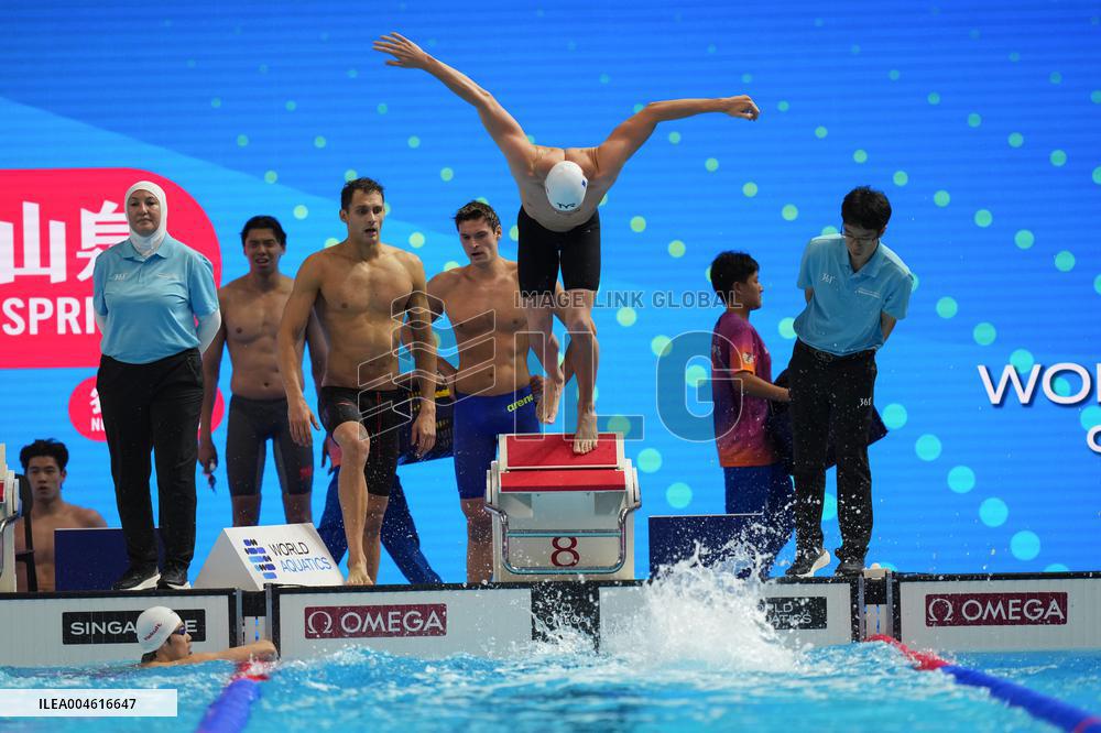 Men 4x200 Freestyle Relay At World Aquatics Championships - Singapore