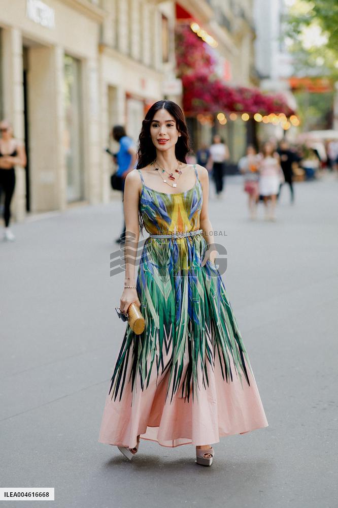 PFW - Elie Saab Street Style - Paris