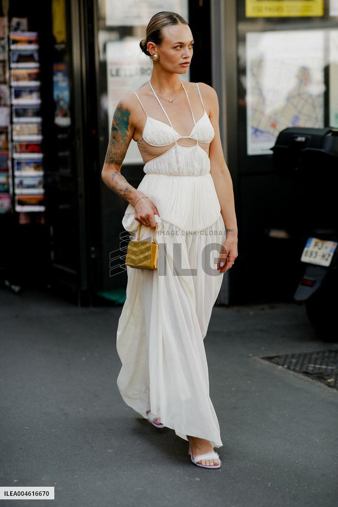 PFW - Elie Saab Street Style - Paris