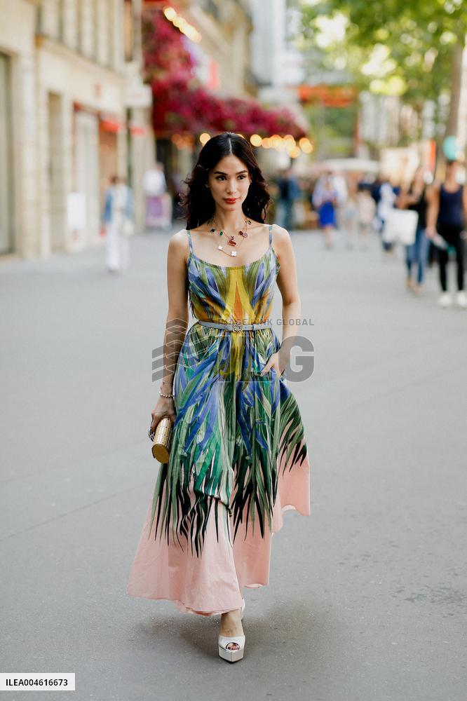PFW - Elie Saab Street Style - Paris