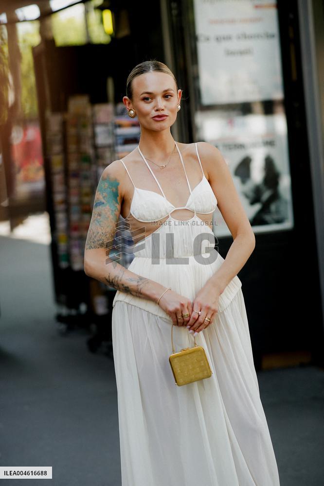 PFW - Elie Saab Street Style - Paris