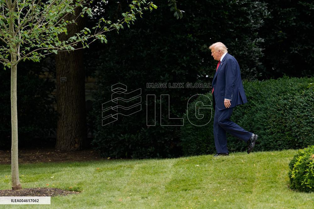 White House: President Trump Departs for Bedminster, New Jersey