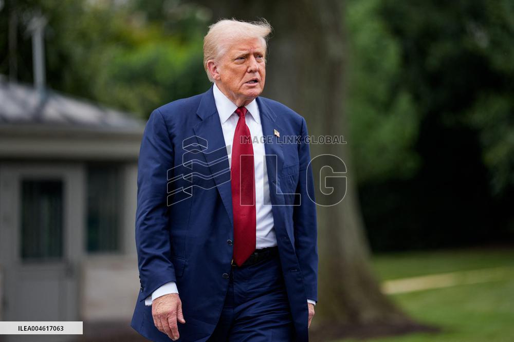 White House: President Trump Departs for Bedminster, New Jersey