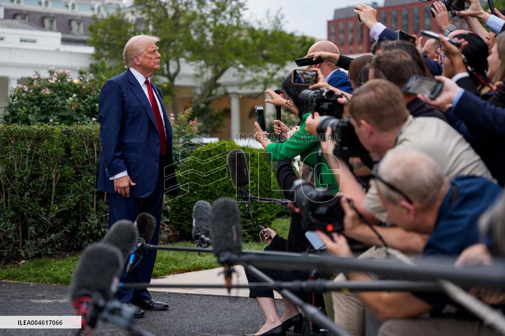 White House: President Trump Departs for Bedminster, New Jersey