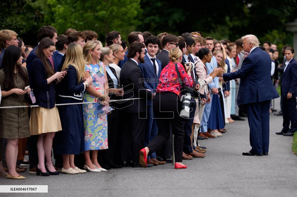 White House: President Trump Departs for Bedminster, New Jersey