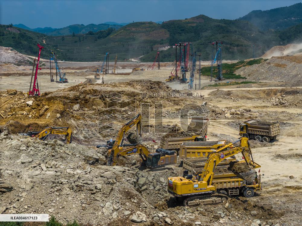 Phosphory-coal Chemical Integration Project Construction Site in Bijie