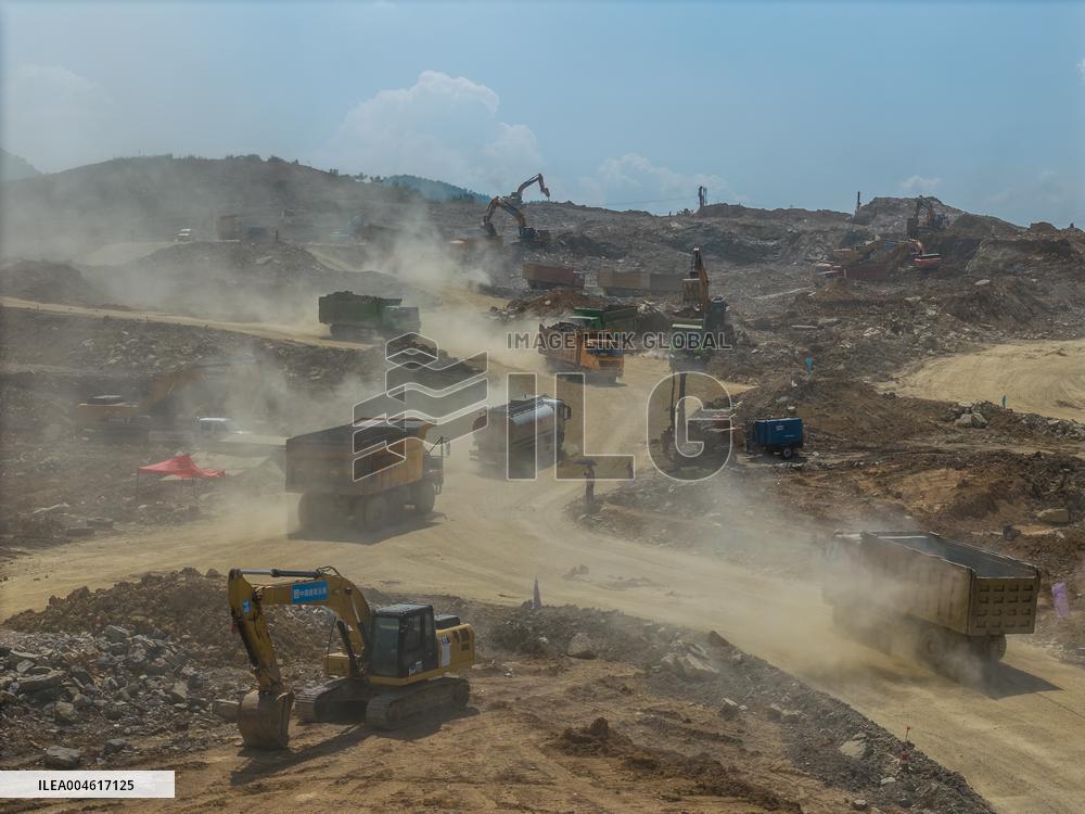 Phosphory-coal Chemical Integration Project Construction Site in Bijie