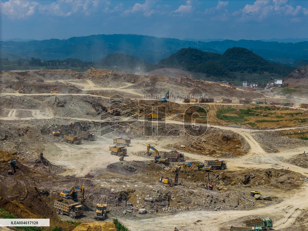 Phosphory-coal Chemical Integration Project Construction Site in Bijie
