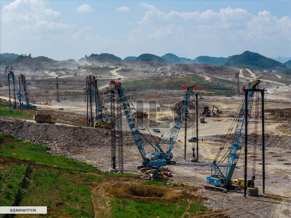 Phosphory-coal Chemical Integration Project Construction Site in Bijie
