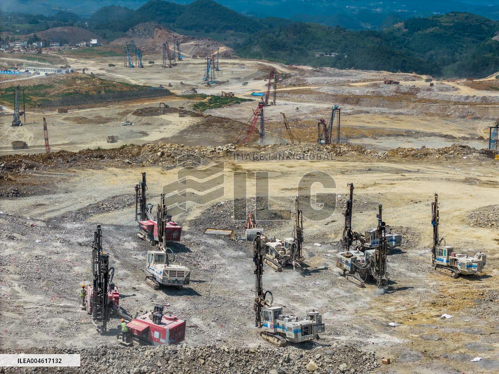Phosphory-coal Chemical Integration Project Construction Site in Bijie