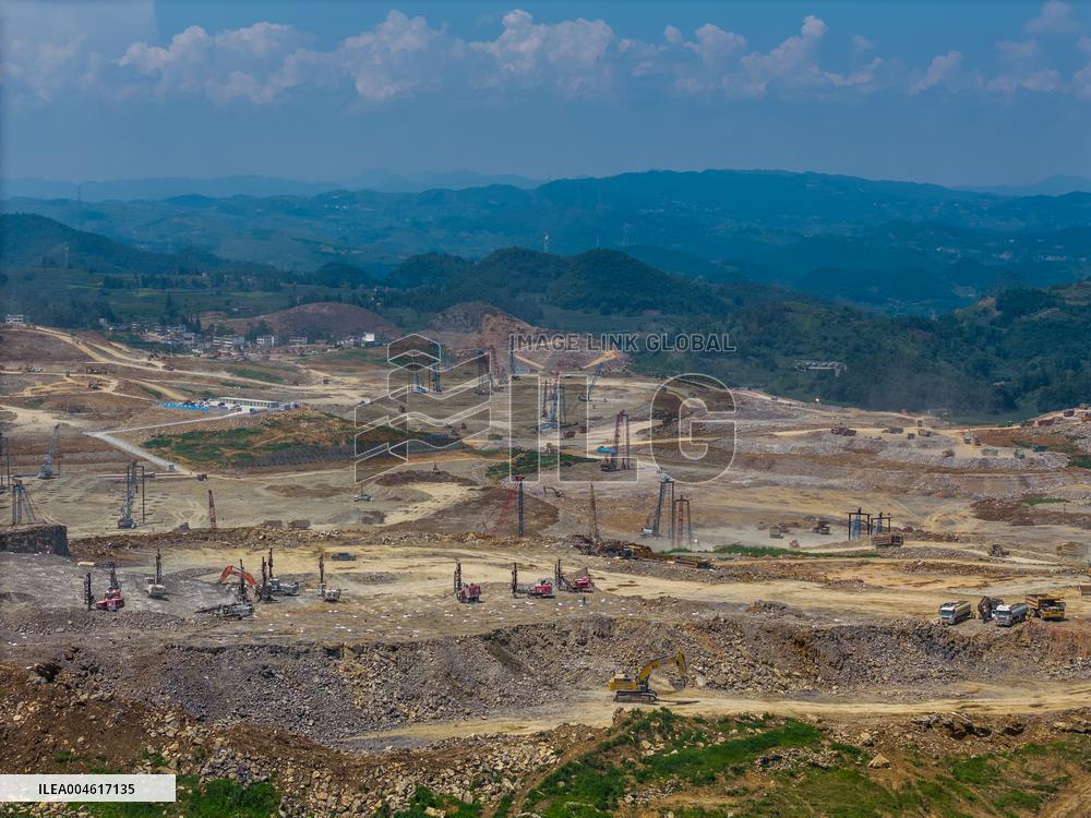 Phosphory-coal Chemical Integration Project Construction Site in Bijie