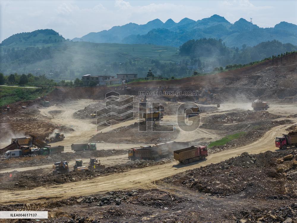 Phosphory-coal Chemical Integration Project Construction Site in Bijie