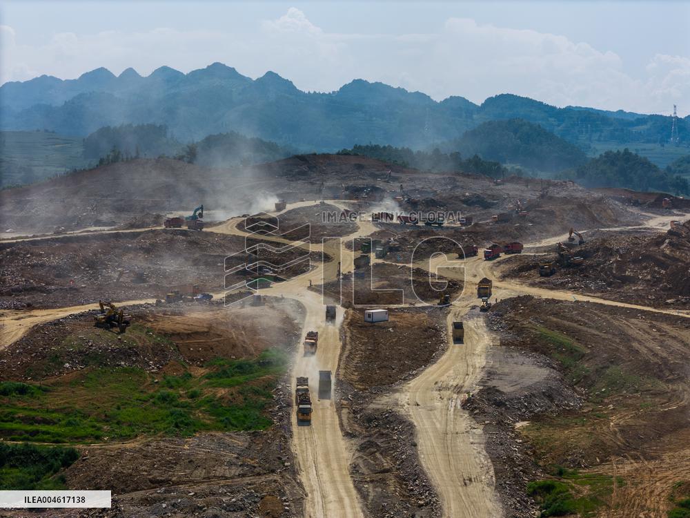 Phosphory-coal Chemical Integration Project Construction Site in Bijie