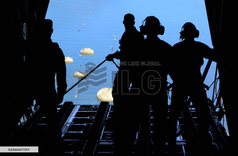 Humanitarian Aid Airdrops - Gaza