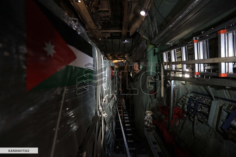 Humanitarian Aid Airdrops - Gaza