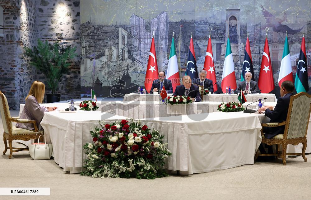 Italian, Turkish And Libyan Leaders Met To Address Migration To Europe - Istanbul