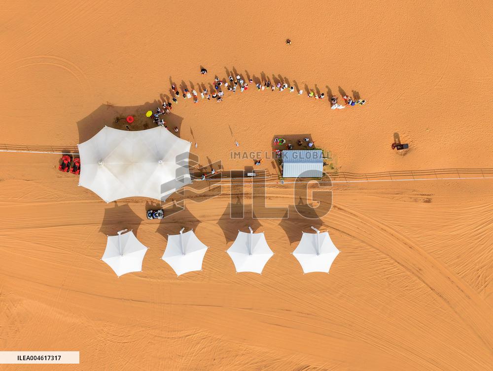 Inner Mongolia Erdos Desert Scenery - China
