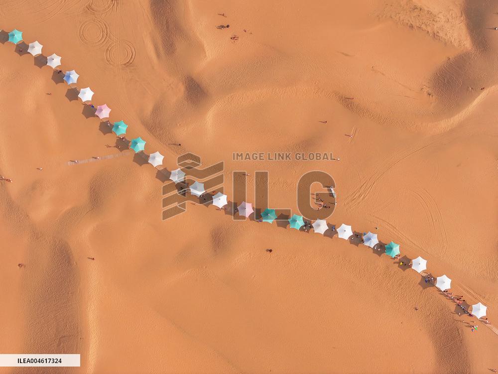 Inner Mongolia Erdos Desert Scenery - China