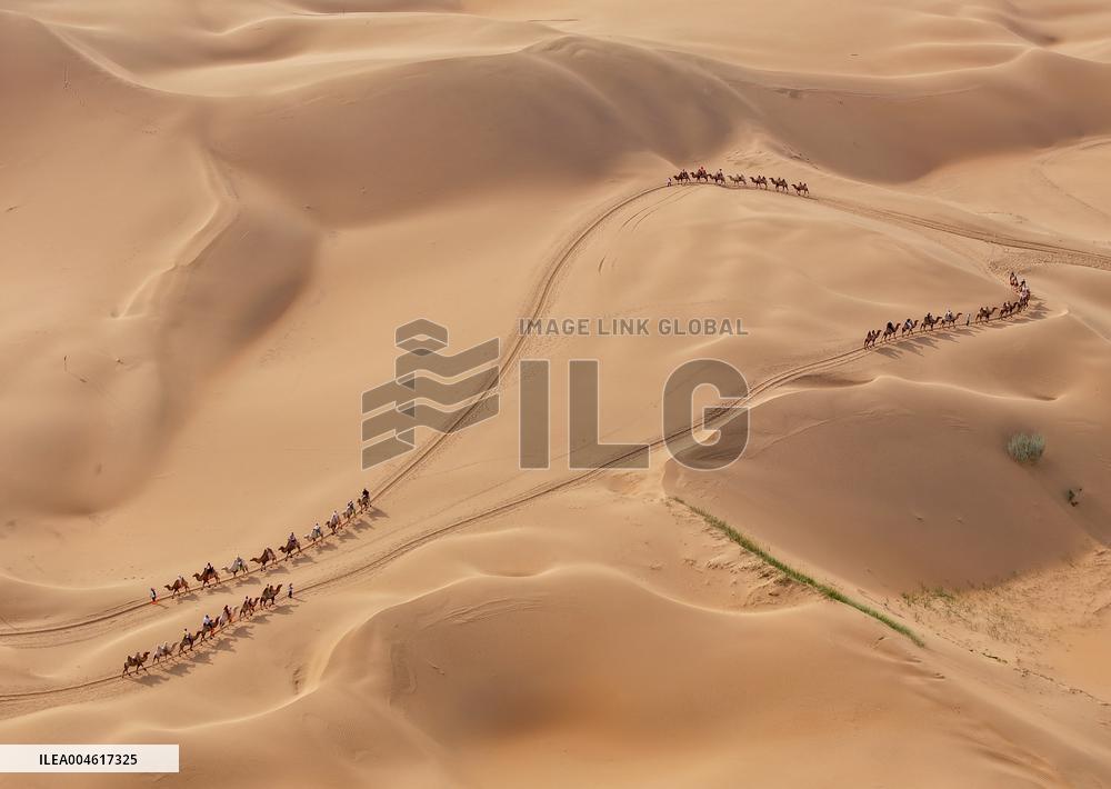 Inner Mongolia Erdos Desert Scenery - China