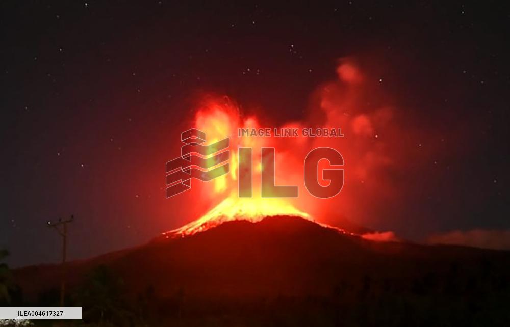 Mount Lewotobi Laki-Laki-Eruption - Indonesia