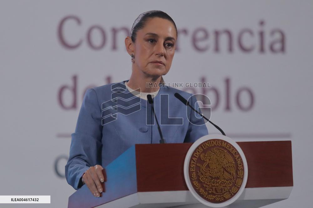 President Claudia Sheinbaum Holds Briefing - Mexico