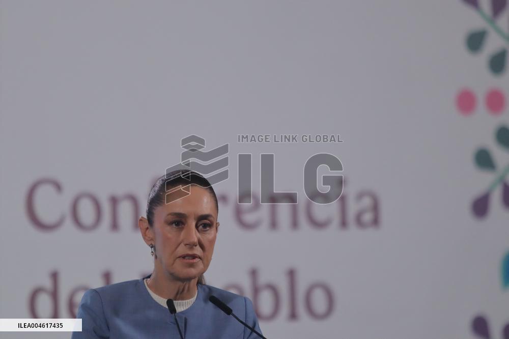 President Claudia Sheinbaum Holds Briefing - Mexico